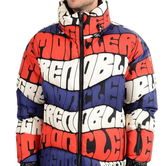 Moncler Men's LIMMAT Multi-Color Down Parka Jacket - Picture 1 of 14